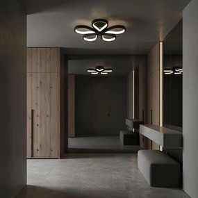 Toolight Toolight, stropné svietidlo 33W, 3000K, LHJ075-C, čierna-biela, OSW-50055