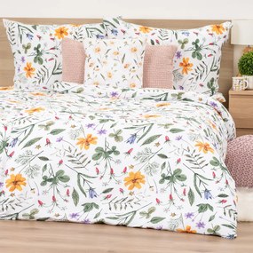 4Home Krepové obliečky Wildflower Bliss, 140 x 220 cm, 70 x 90 cm