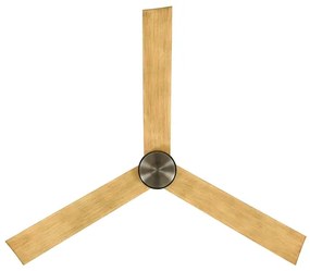 Lucci air 21610449-LED Stmievateľný ventilátor CLIMATE 1xGX53/12W/230Vhnedá/chróm