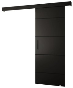 Posuvné dvere 70 cm Slavdro 4 (čierna matná). Akcia -6%. Vlastná spoľahlivá doprava až k Vám domov. 1108753