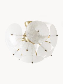 Sklenená stropná lampa Mireille