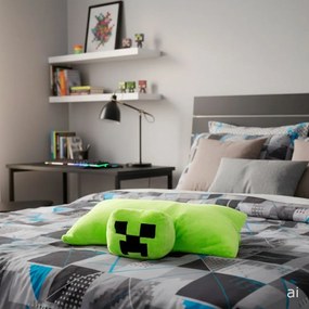 Multifunkčný relaxačný vankúš Minecraft 2v1