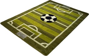 Detský koberec s ihriskovým vzorom – zelený, PP vlákno Rozmer: 250x350 cm