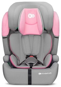 KINDERKRAFT - Autosedačka COMFORT UP i-Size (76-150 cm) šedá/ružová