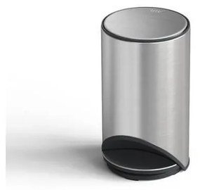 Nášľapný odpadkový kôš z nehrdzavejúcej ocele v lesklo striebornej farbe 10 l Arc – Joseph Joseph