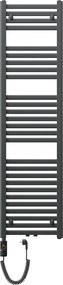 Mexen Hades, elektrické vykurovacie teleso 1500 x 400 mm, 600 W, antracitová, W104-1500-400-2600-66