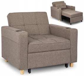 Rozkladacie kreslo JEREMY bežové