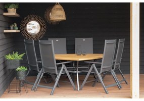 Polohovacia záhradná stolička vo farbe xerix Hartman Aruba
