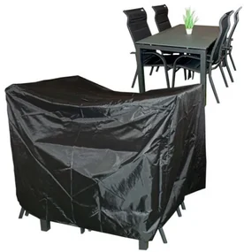 Doppler Ochranný obal na stôl 180 x 100 cm + 4 stohovacie, polohovacích kresiel