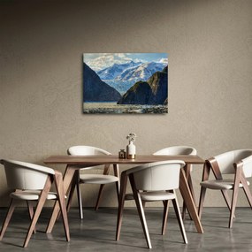 Obraz krajiny s horami (70x50 cm)