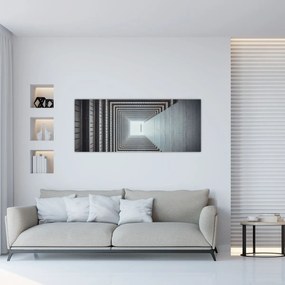 Obraz - Pohľad zvnútra budovy (120x50 cm)
