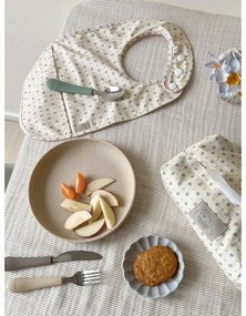 Hnedý/béžový detský príbor 3 ks zo silikónu Olive Mix – Cam Cam Copenhagen