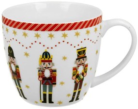 Porcelánový hrnek Christmas Nutcracke v taštičce 460 ml vícebarevný