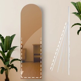 Zrkadlo Moline 140x40 cm - biele matné