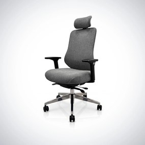 Ergonomická kancelárska stolička tmavosivá AXIS