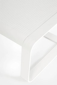 Záhradný stôl merrigan 105 x 62 cm biely MUZZA