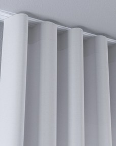Záclona s riasením WAVE farba produktu krémová látka polopriehľadný, zapletaná
