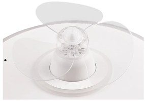 Matne biele LED stropné svietidlo Nybro – Trio