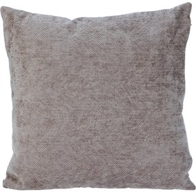 Vankúšik Chenille Greige, 45 x 45 cm