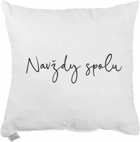 Dekoratívny vankúš Navždy spolu 40x40 cm EMI