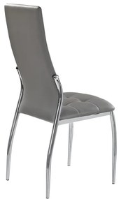 Set štyroch stoličiek K209, Farba:: eko-koža šedá