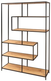Dizajnový regál Maille 185 x 114 cm divý dub