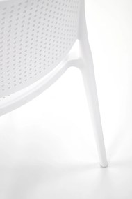 Biela plastová stolička K514