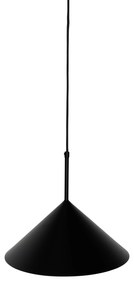 Dizajnové závesné svietidlo čierne - Triangolo