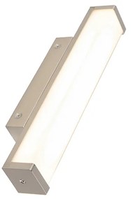 Kúpeľňová nástenná lampa oceľ 32 cm vrátane LED IP44 - Cascada