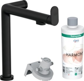 Hansgrohe Aqittura M91, filterSystem 240, 1jet, štartovacia sada, čierna matná, HAN-76802670