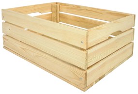 Drevená debnička SD-3-60x40 farebné varianty Povrchová úprava: Bez povrchovej úpravy