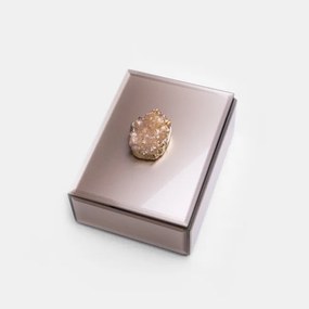 Šperkovnica PIERRE ružová s kameňom 705236