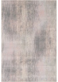 Ružovo-sivý vlnený koberec 133x180 cm Calvi rose – Agnella