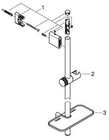 GROHE 26603000 - Sprchová tyč RAINSHOWER SMARTACTIVE 900 mm lesklý chróm