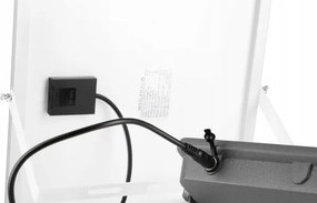 LED stmievateľný solárny reflektor LED/50W/3,2V 5000K 6000 mAh IP65 čierny + diaľkové ovládanie