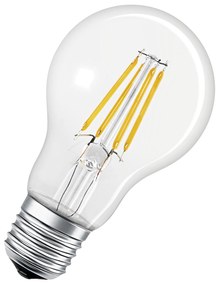 LEDVANCE Inteligentná LED žiarovka SMART+ BT, E27, A60, 6W, 806lm, 2700K, teplá biela, číra