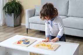 Puzzle na podložke s rúčkami Viga 44611 psík