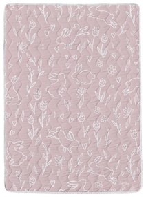 Prešívaná deka a obliečka na vankúš v súprave z bavlneného saténu 140x200 cm – Butter Kings