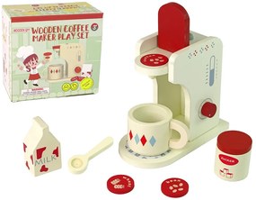 Lean Toys Drevený kávovar do detskej kuchynky