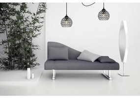 Závesné svietidlo Crystal Spider, 2x čierne krištáľové tienidlo