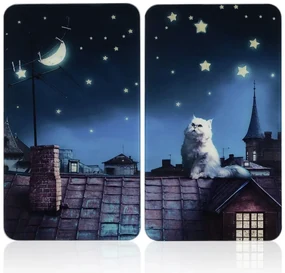 Kryty na sporák v súprave 2 ks z tvrdeného skla 30x52 cm - Maximex
