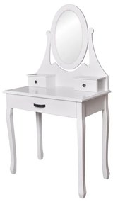 Toaletný stolík so zrkadlom + stolička | Riley