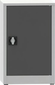 Dielenská policová skriňa na náradie KOVONA, 1 polica, zváraná, 508 x 500 x 800 mm, sivá / grafit