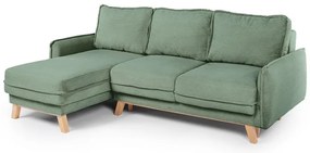 Svetlozelená menčestrová rozkladacia rohová pohovka (variabilná) Tori – Bonami Selection