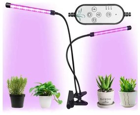 LED Stmievateľná stolná lampa s klipom na  pestovanie rastlín LED/8W/5V