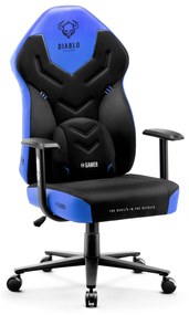 Herné kreslo Diablo X-Gamer 2.0 Normal Size čierno-modré