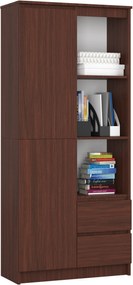 Skriňa Rexa 80 cm wenge
