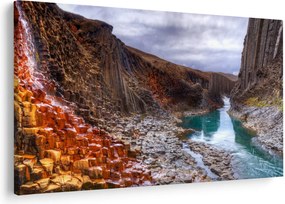 Obraz - kaňon Studlagil (90x60 cm)