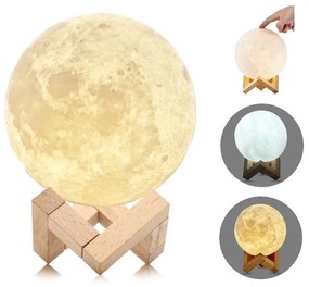 15845 DR Stolná lampa mesiac 3D - 8cm
