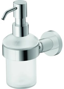 Duravit 99161000 -Nástenný dávkovač mydla D-CODE 390 ml mliečne sklo/lesklý chróm